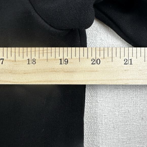 Chicos Black 3/4 Sleeve Sweater with Rivet Trim Size 2 Petite - Picture 4 of 9